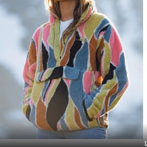 Billabong Switchback fleece sweater size S